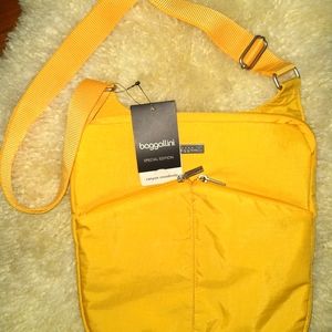 Baggallini Special Edition Yellow Crayon Crossbody